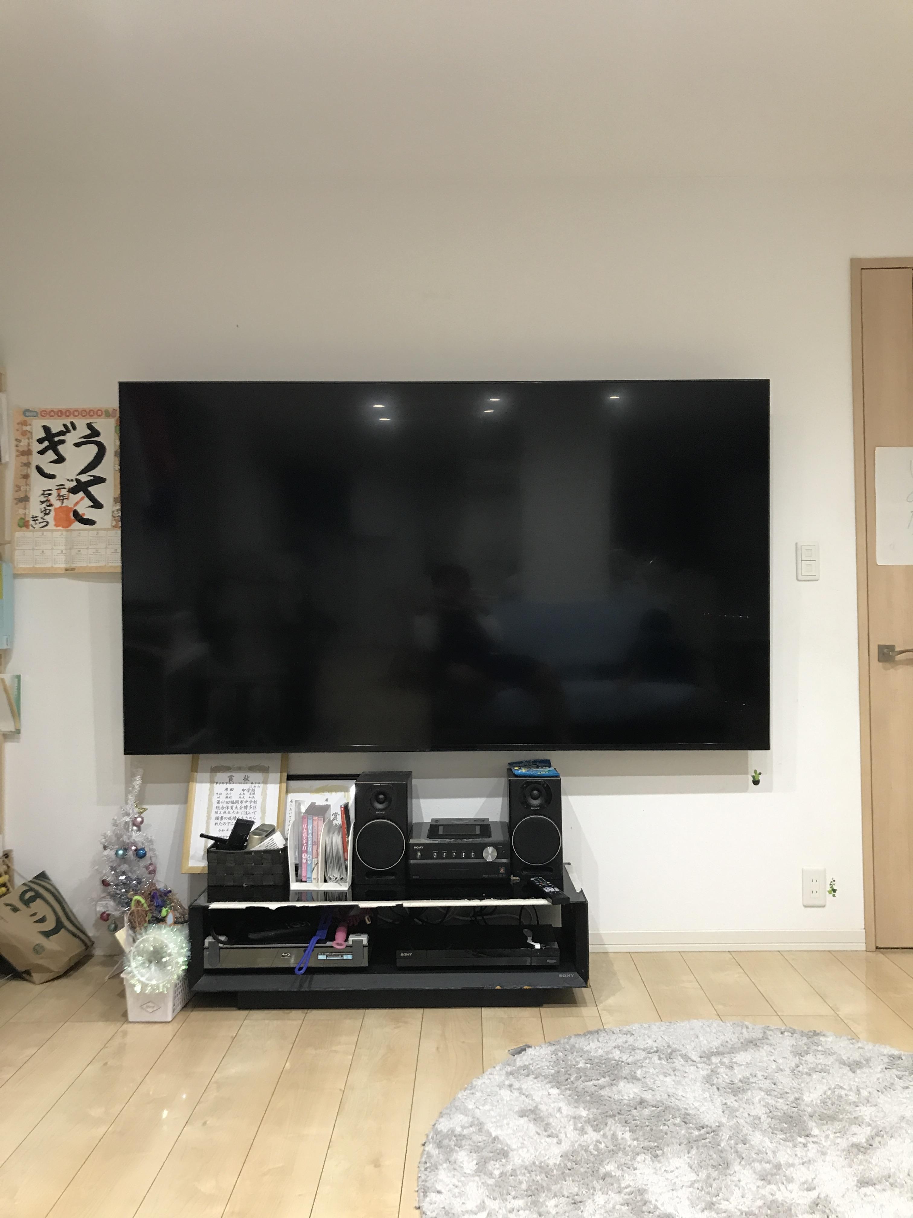 65インチ有機ELテレビの空箱 引越しで必要な方向け