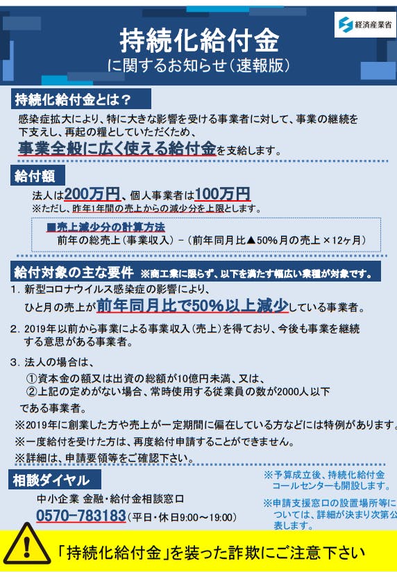 持続化給付金