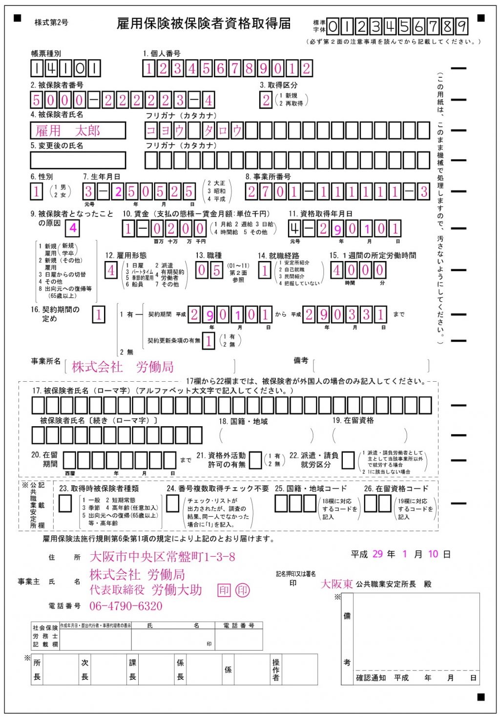 保存版】社会保険・労働保険の加入手続き一覧