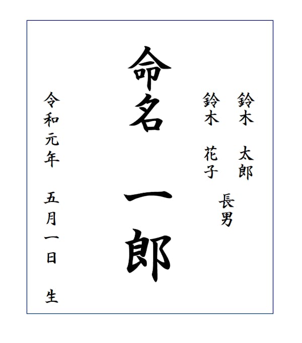 完全版 命名書の書き方 正式 略式の作り方からよくある質問まで ミツモア 完全版 命名書の書き方 正式 略式の作り方からよくある質問まで ミツモア