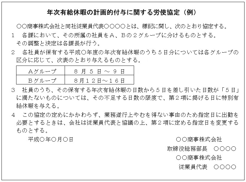 年次有給休暇の計画的付与とは 年5日の取得義務化に対応 ミツモア