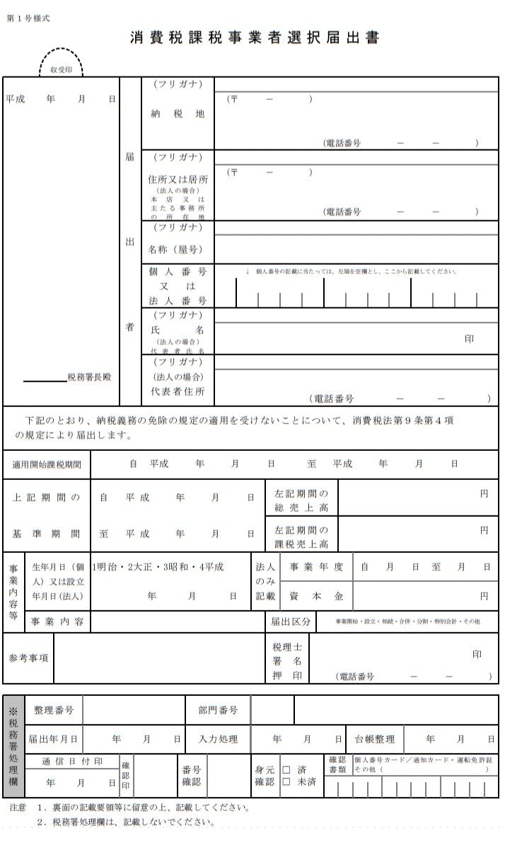 消費 税 課税 事業 者