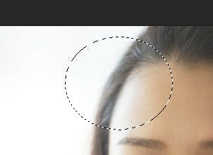 レタッチテクニック8・ナチュラルメイク仕上げ Photo by Mphoto