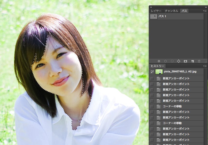 レタッチテクニック4|人物の肌色 Photo by Mphoto