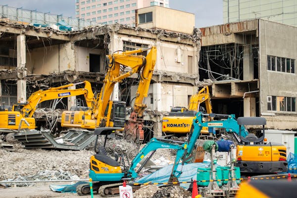 広島駅解体工事