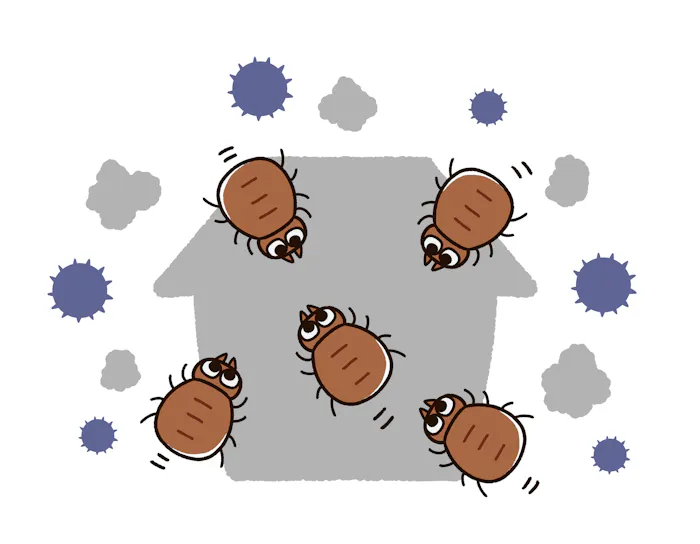 家で見かける小さい虫の正体とは 駆除方法や大量発生の防ぎ方も