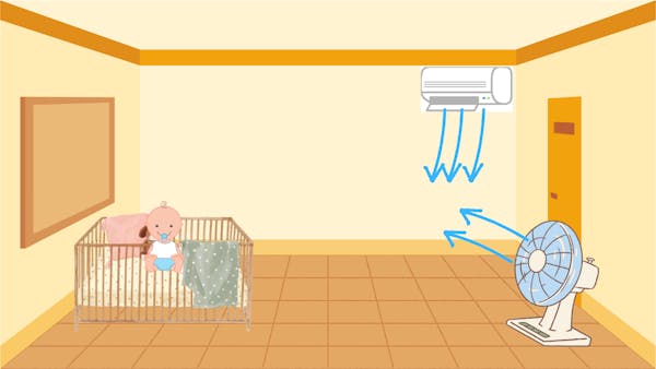 赤ちゃんが快適なエアコンの温度は 夏の夜のつけっぱなしに気をつけよう ミツモア 赤ちゃんが快適なエアコンの温度は 夏の夜のつけっぱなしに気をつけよう ミツモア